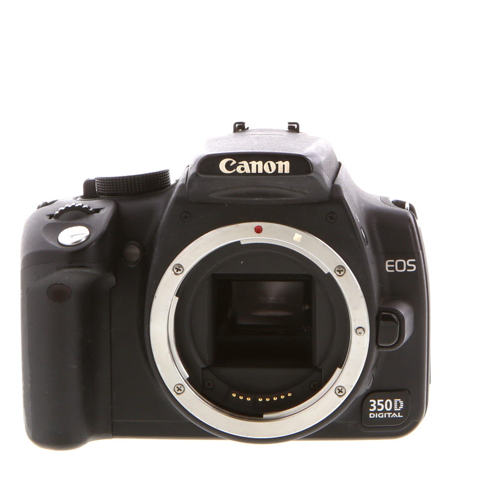 Canon EOS 350D DSLR Camera Body, Black | 8MP | European Version of Rebel XT