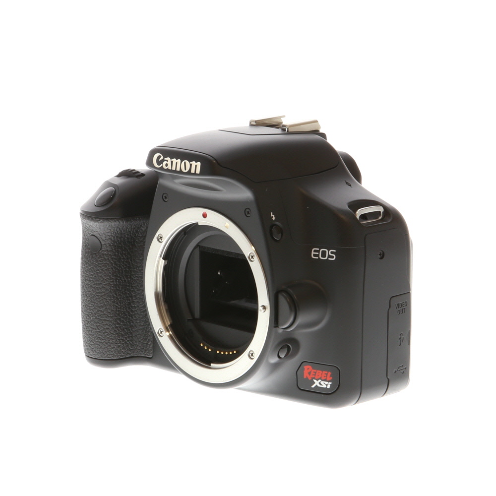 Canon EOS Rebel XSI DSLR Camera Body, Black | 12MP