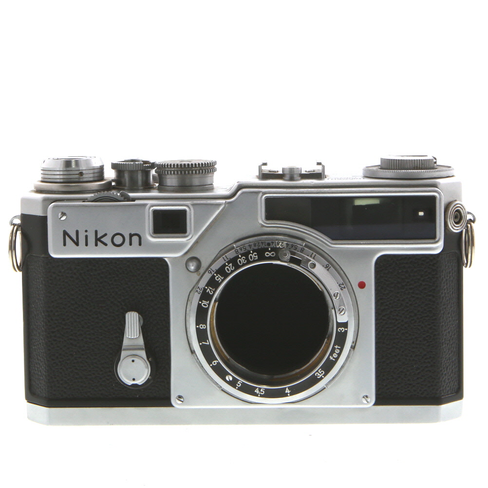 Nikon SP 35mm Rangefinder Camera Body, Chrome, Cloth Curtain