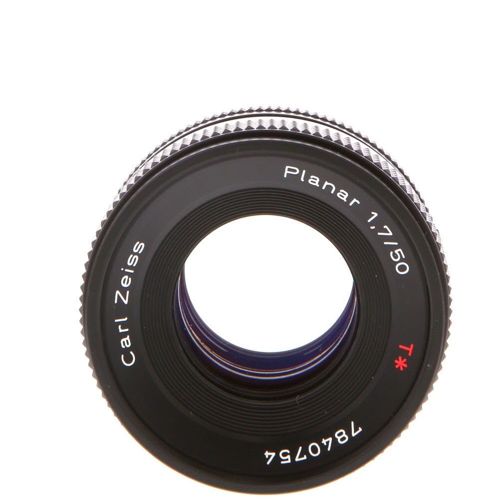 Contax 50mm F/1.7 Planar T* MM C/Y Mount Lens | 55