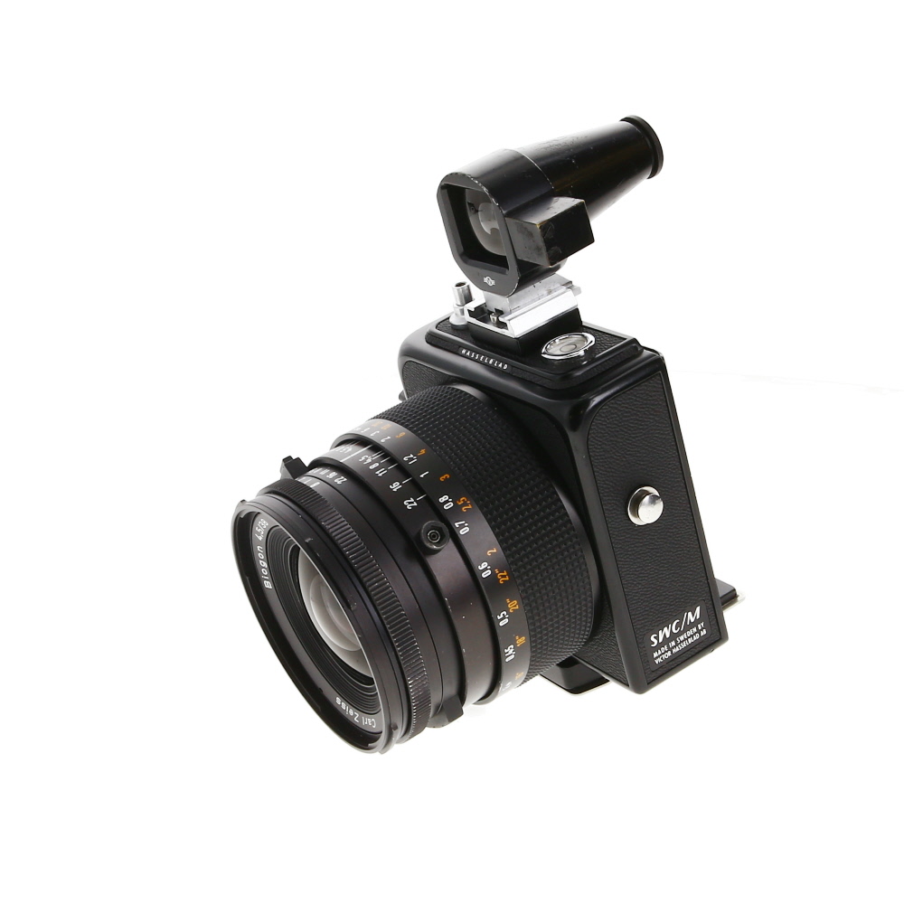 Hasselblad SWC/M CF T* Medium Format Camera, Black with 38mm f/4.5 Biogon Lens
