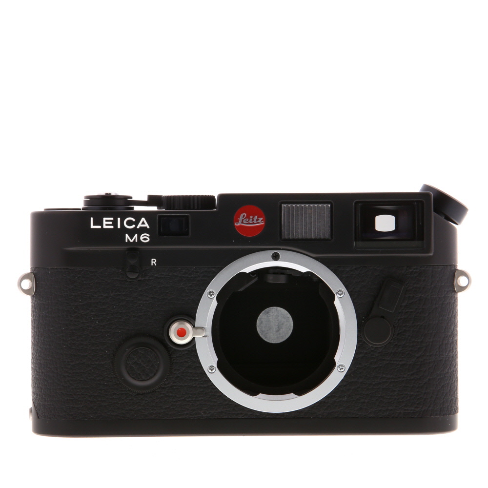 Leica M6 (0.72X Finder/28-135mm) 35mm Rangefinder Camera Body, Black Chrome (10404)