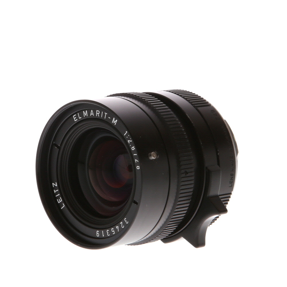 Leica 28mm f/2.8 Elmarit-M (3rd Version) M-Mount Lens with Hood Pins, Canada, Black | E49 | 11804