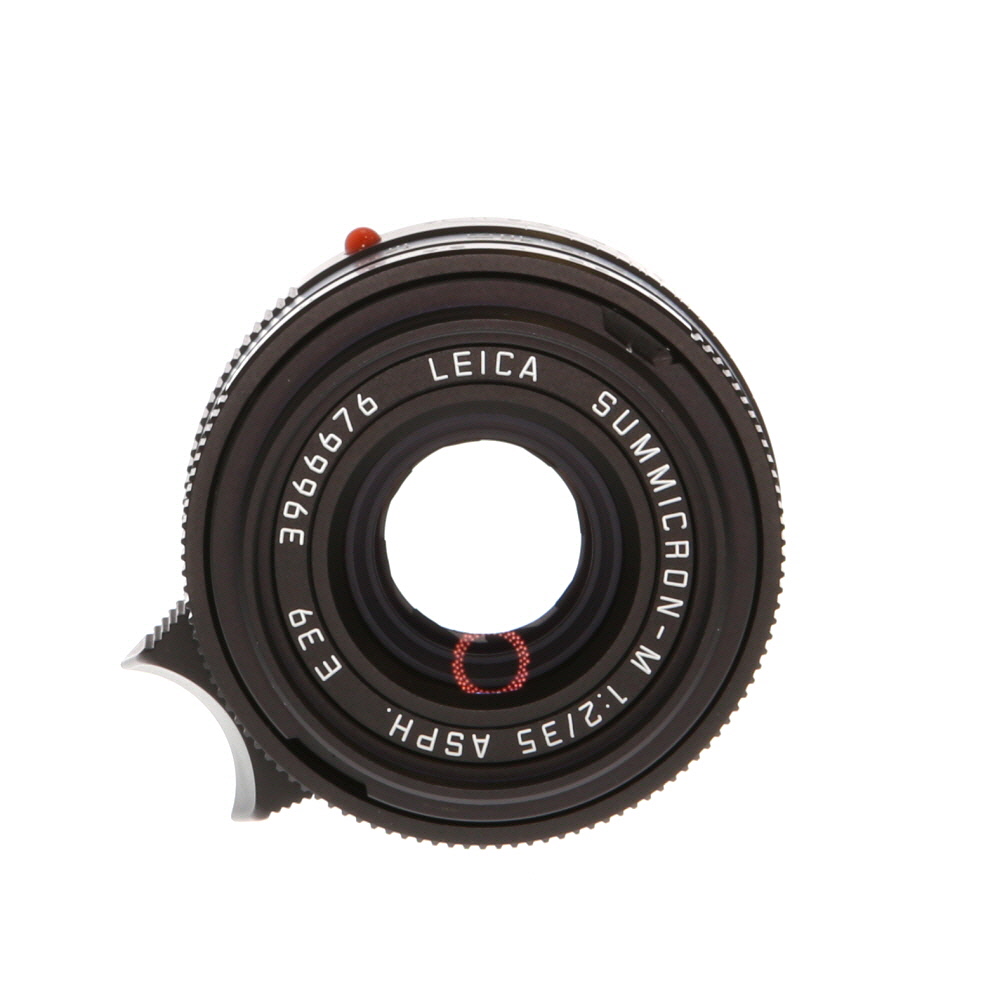 Leica 35mm f/2 Summicron-M ASPH. Lens for M-Mount, Germany, Black Anodized Finish | E39 | 11879