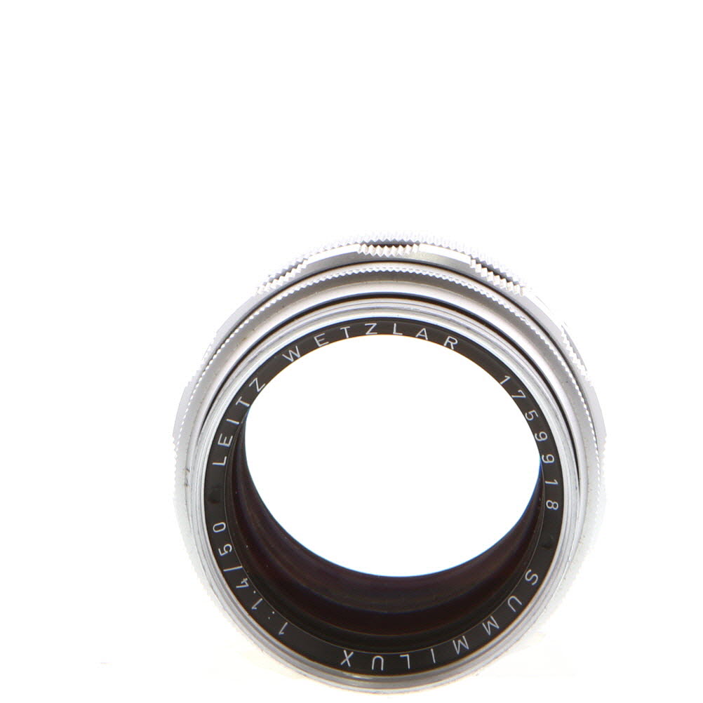 Leica 50mm f/1.4 Summilux Wetzlar M-Mount Lens, Germany, Chrome | E43 | 11114