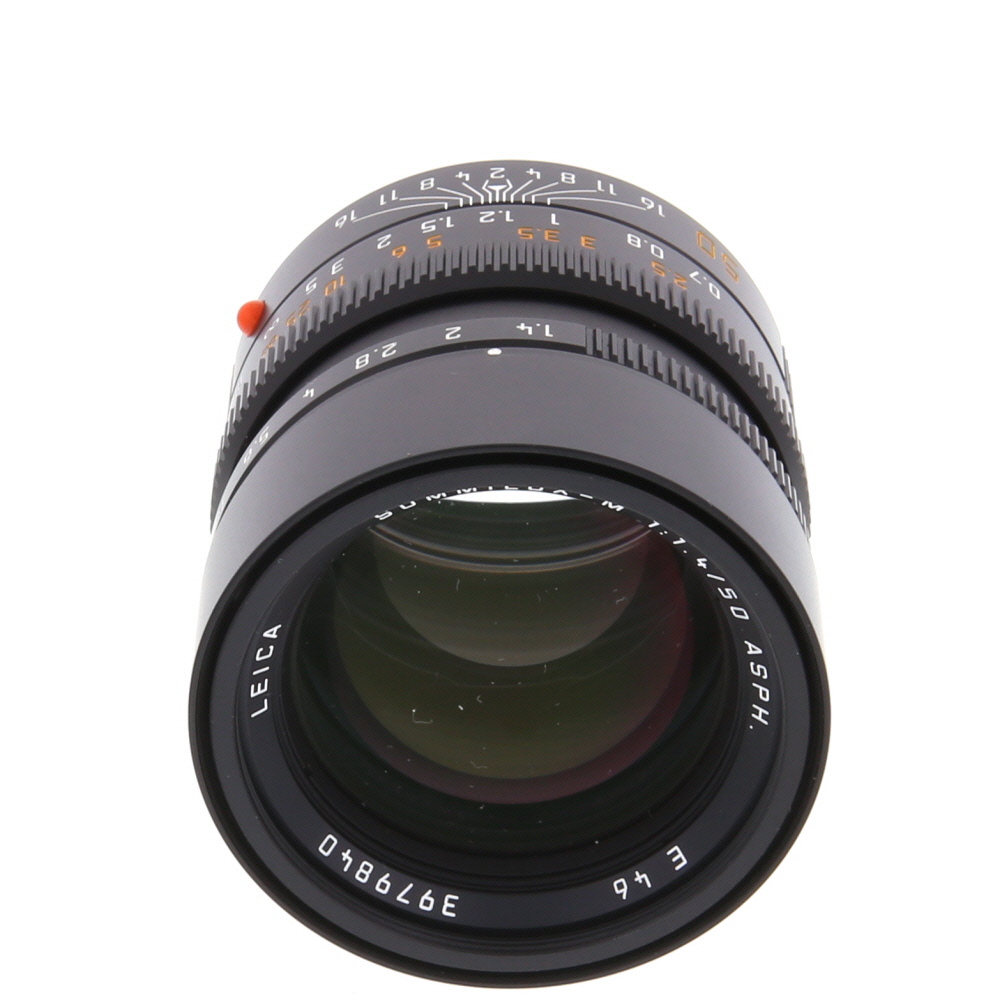 Leica 50mm f/1.4 Summilux-M ASPH. M-Mount Lens with Built-In Hood, Germany, Black | E46 | 11891