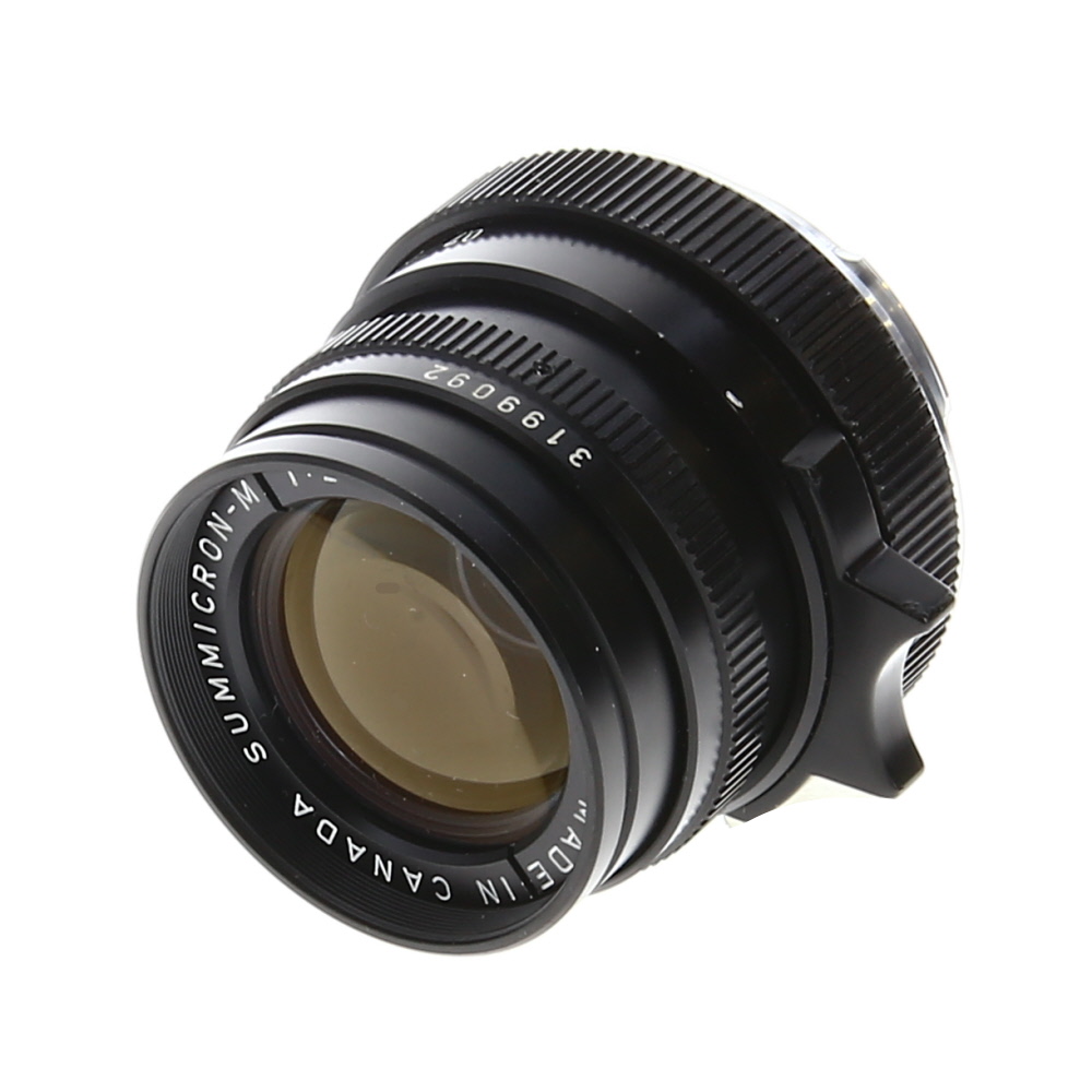 Leica 50mm f/2 Summicron-M (Type 4) M-Mount Lens, Black, 6-Bit | E39 | 11819