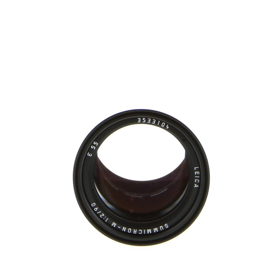 Leica 90mm f/2 Summicron-M M-Mount Lens, Canada. Black | E55 | 11136 Ver 2