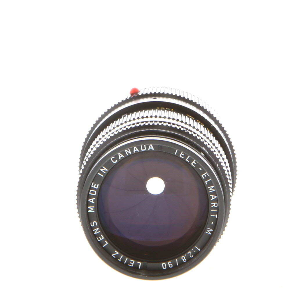 Leica 90mm f/2.8 Tele-Elmarit M-Mount Lens, Canada, Black/Slim | E39 | 11800