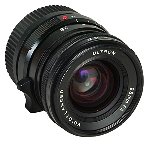Voigtlander 28mm f/2 Ultron (I) VM Lens for Leica M-Mount, Black | 46