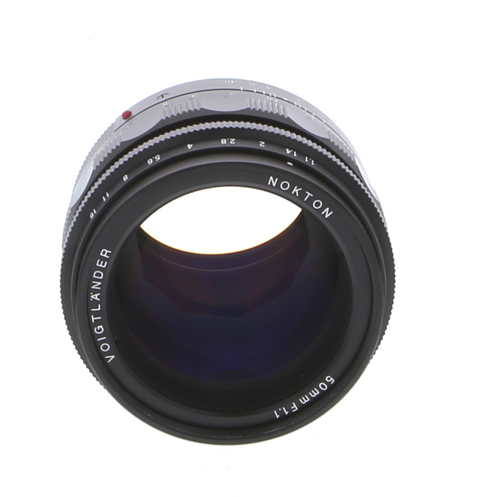 Voigtlander 50mm f/1.1 Nokton VM Lens for Leica M-Mount, Black | 58