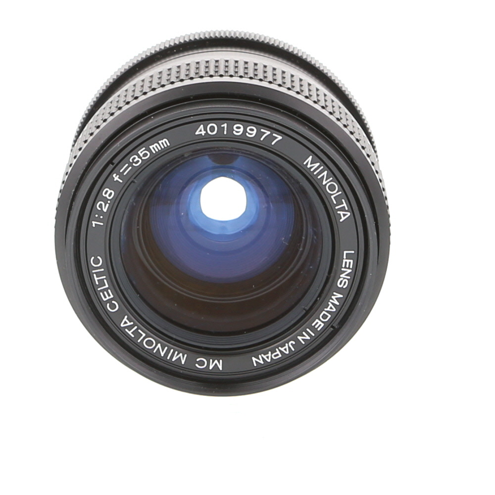 Minolta 35mm f/2.8 Celtic MC Manual Focus Lens for MC-Mount | 55