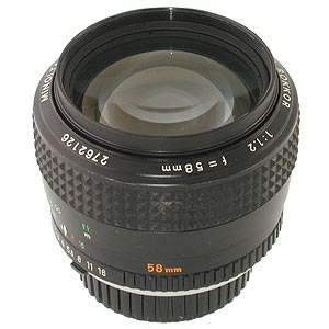 Minolta 58mm f/1.2 Rokkor MC Mount Manual Focus Lens | 55