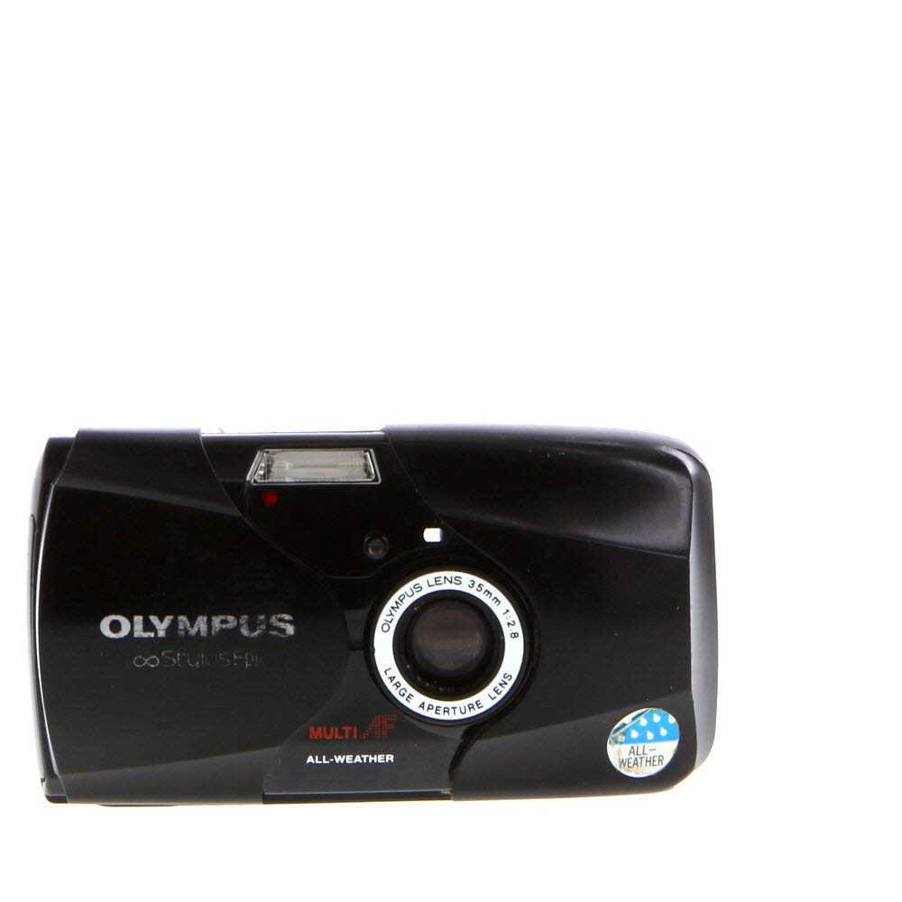 Olympus Infinity Stylus Epic All Weather 35mm Camera, Black with 35mm f/2.8 Lens