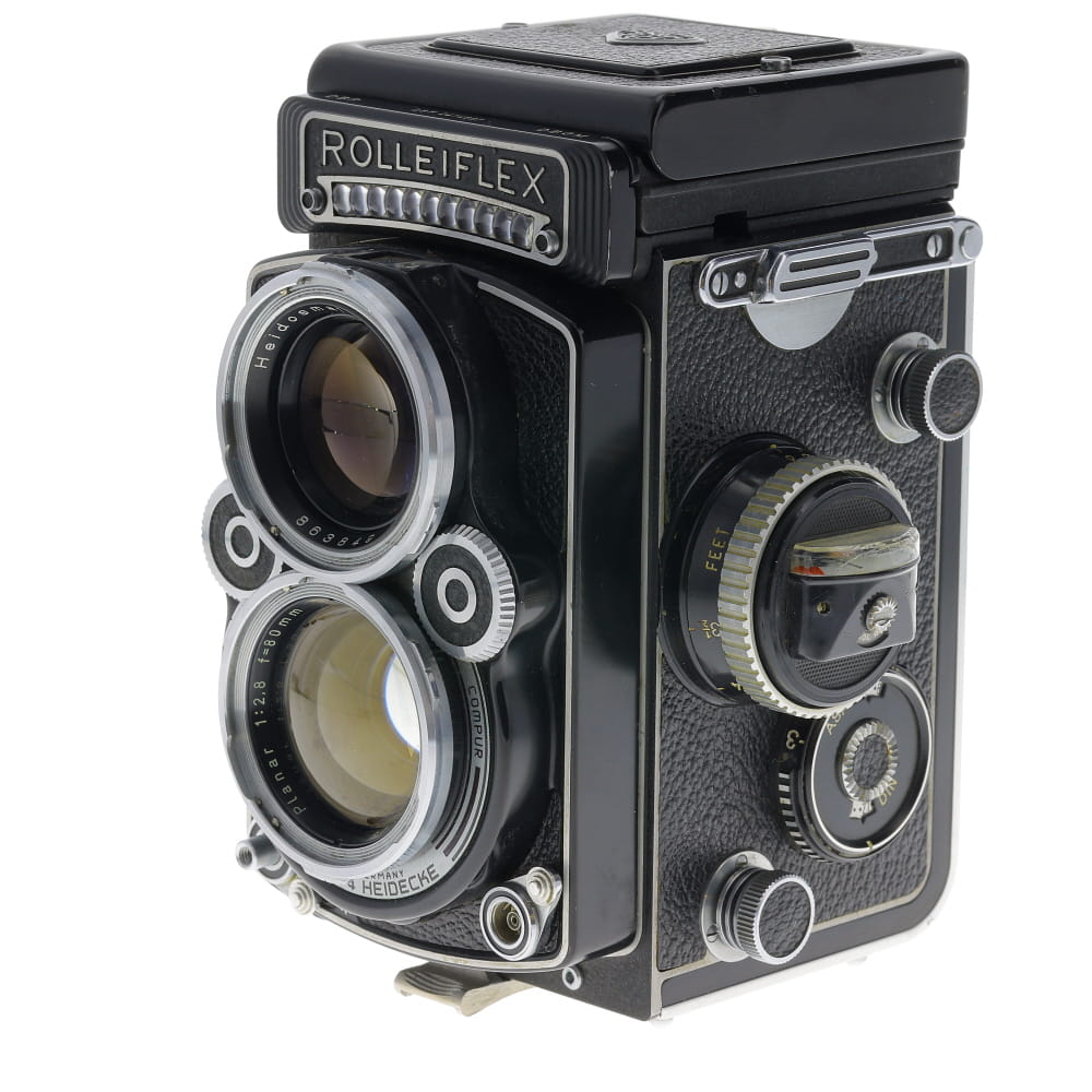 Rollei Rolleiflex 2.8 F Planar (BAY III) Medium Format TLR Camera