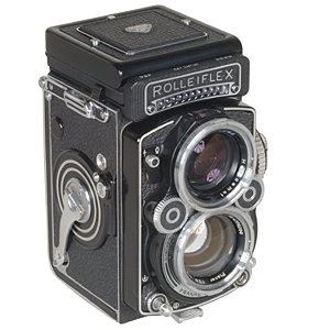 Rollei Rolleiflex 2.8 F Planar 12/24 (BAY III) Medium Format TLR Camera