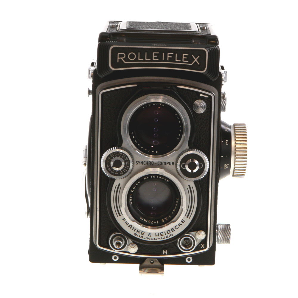 Rollei Rolleiflex 3.5 MX-EVS Tessar (BAY I) Medium Format TLR Camera