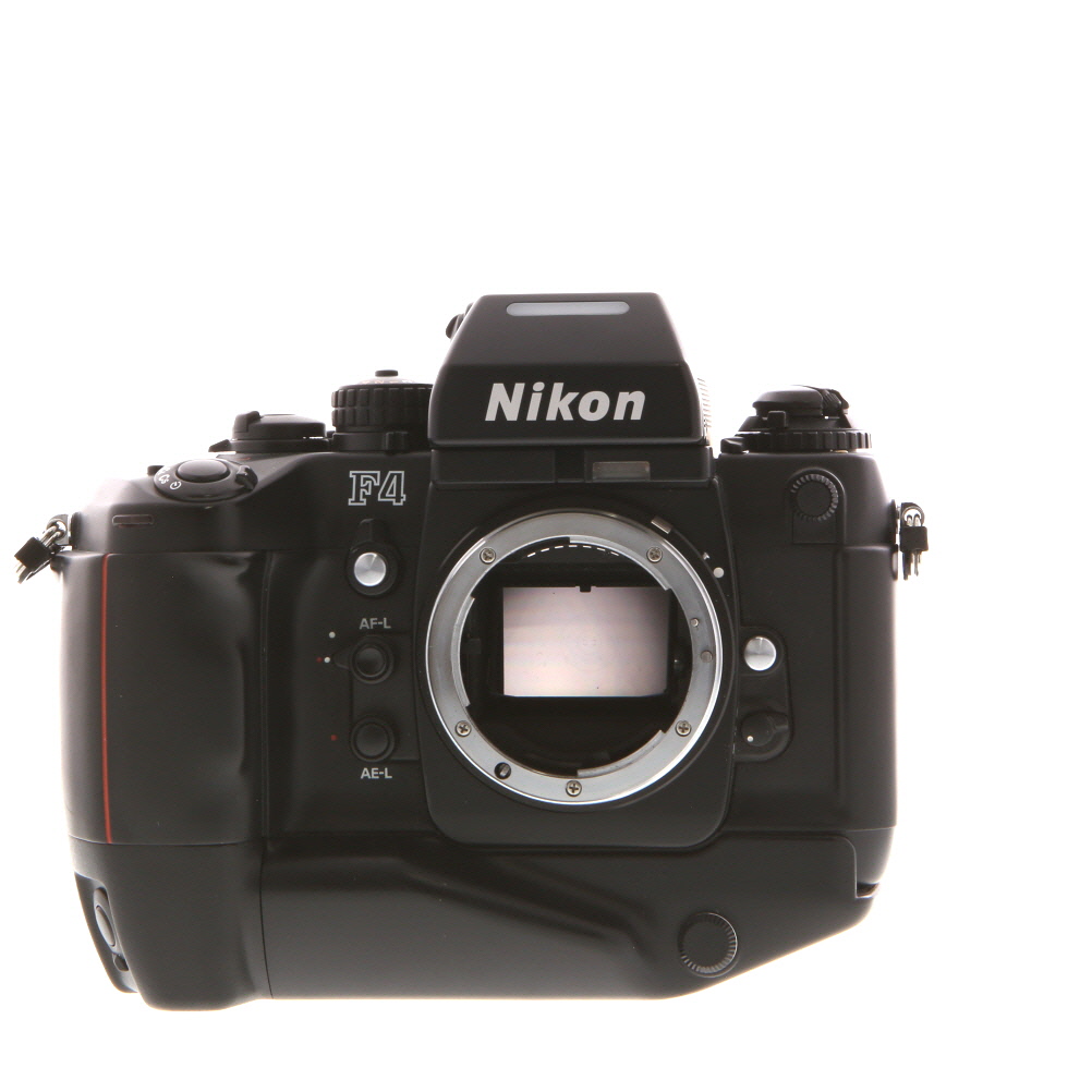 Nikon F4S (F4 with MB-21 High Speed Battery Pack) 35mm Camera Body (Uses 6x AA, or 6x NiCd)