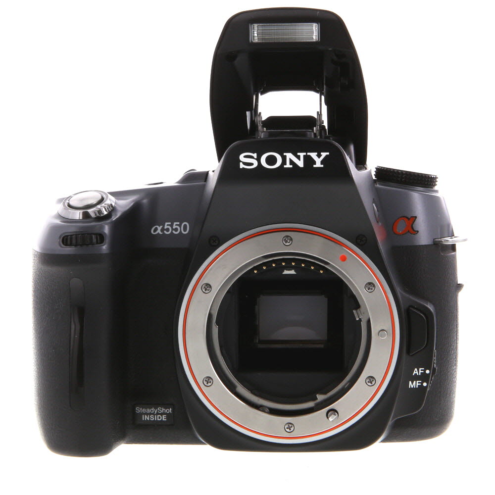 Sony Alpha a550 DSLR Camera Body, Black | 14.2MP