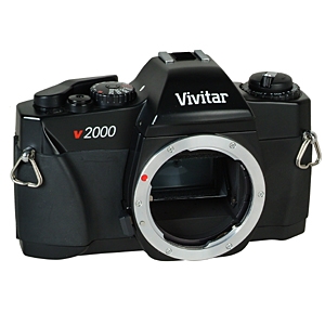 Vivitar V2000 35mm Camera Body for Pentax K-Mount Lens, Black