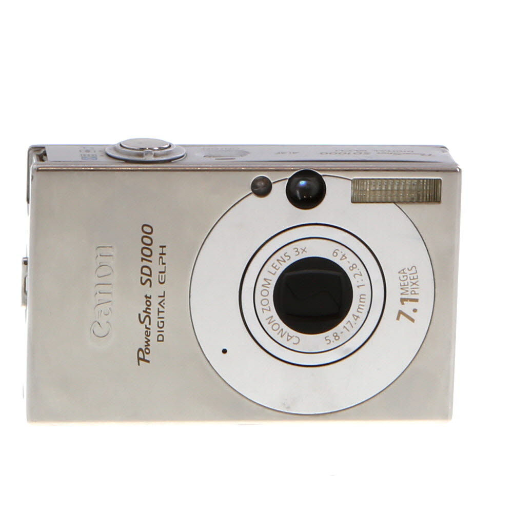 Canon PowerShot SD1000 DIGITAL ELPH Silver Digital Camera | 7.1MP