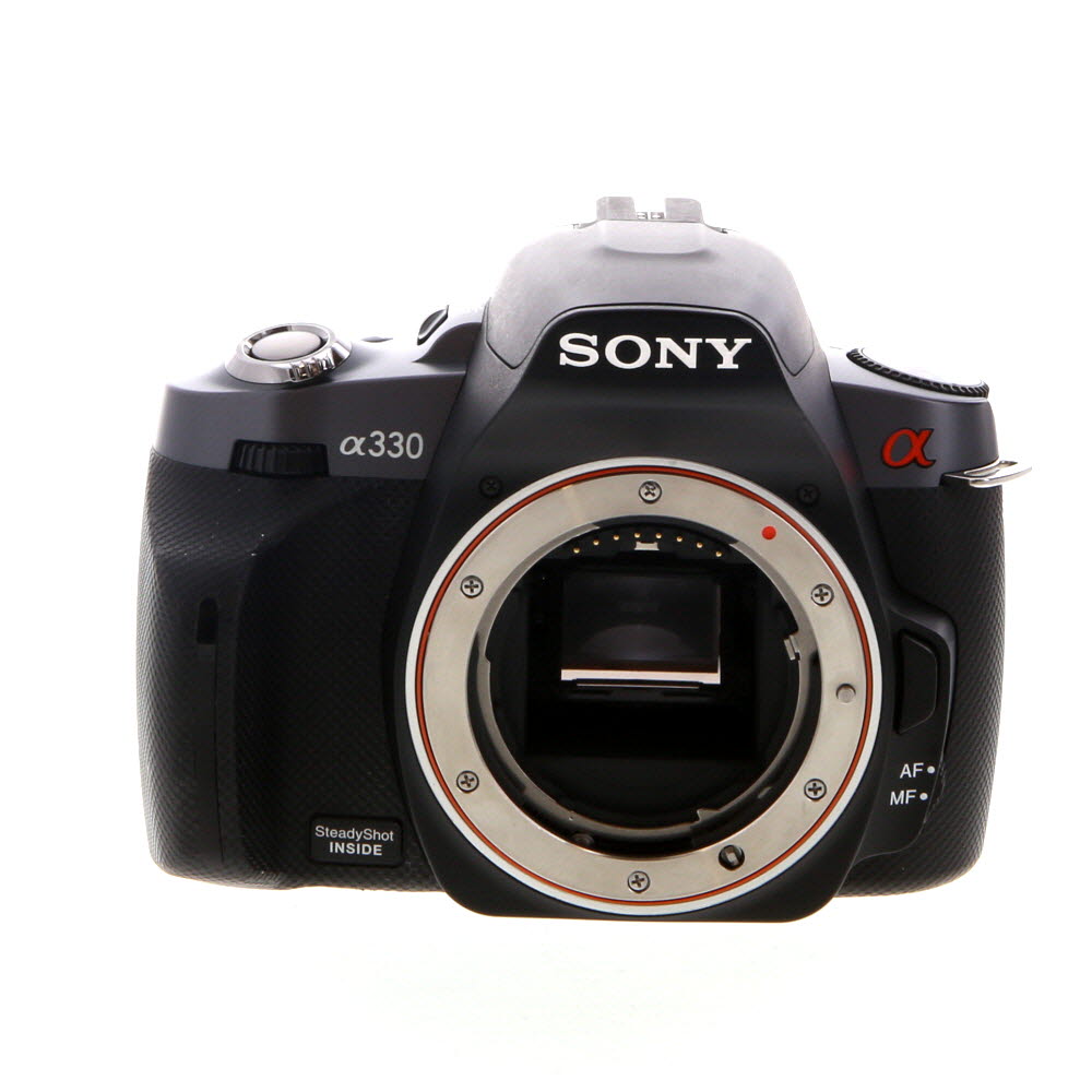 Sony Alpha a330 DSLR Camera Body, Black | 10.2MP