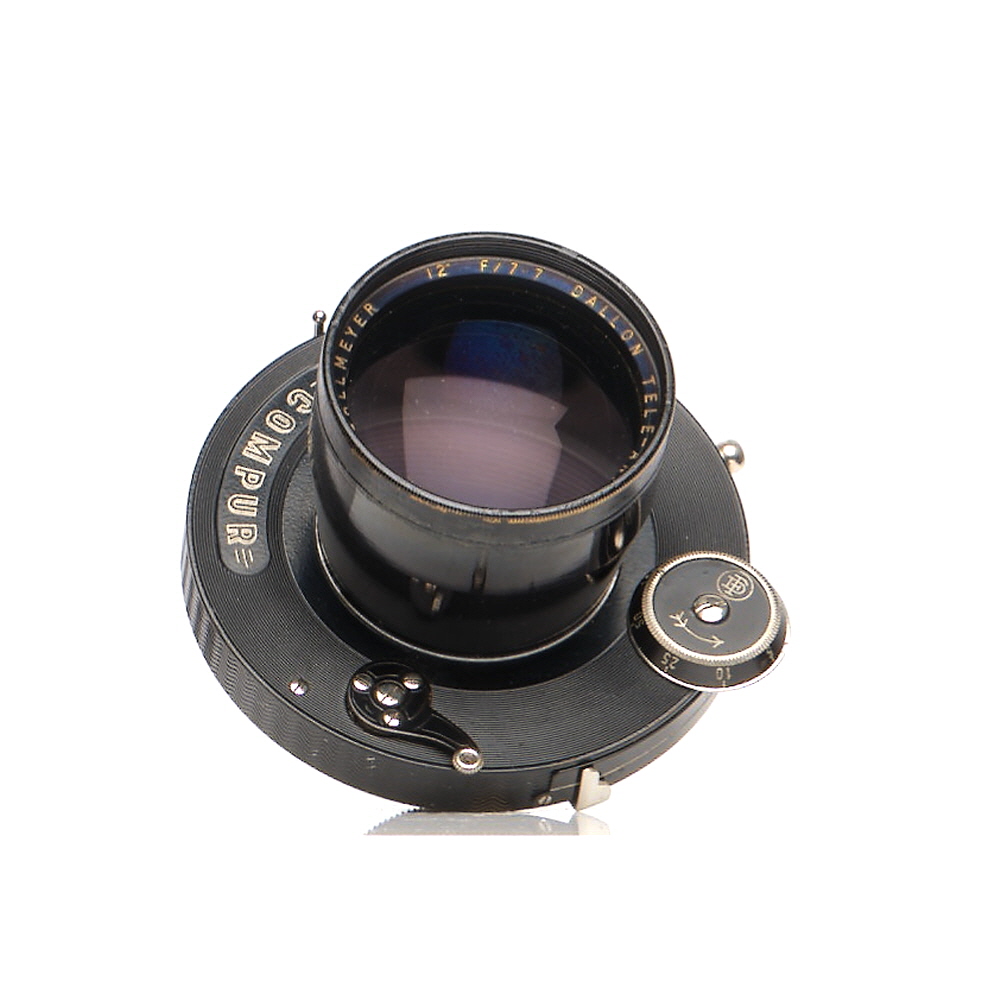 Dallmeyer 12 in. f/7.7 Dallon Tele-Anastigmat Dial Compur (44MT) Lens for 8x10