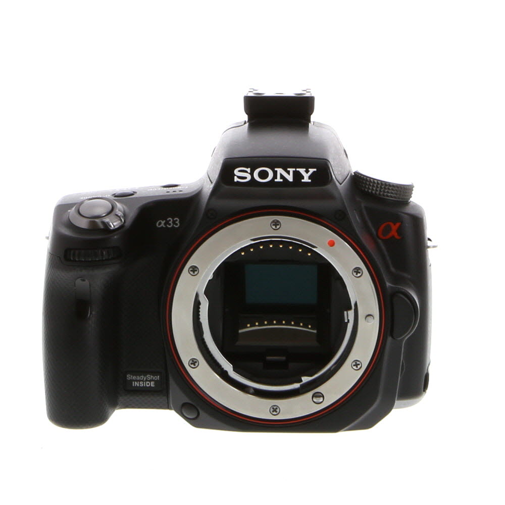 Sony Alpha SLT-a33 DSLR Camera Body, Black | 14.2MP