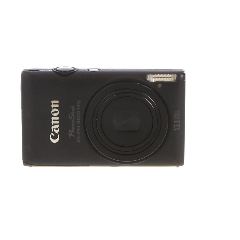 Canon PowerShot ELPH 300HS Digital Camera, Black | 12.1MP