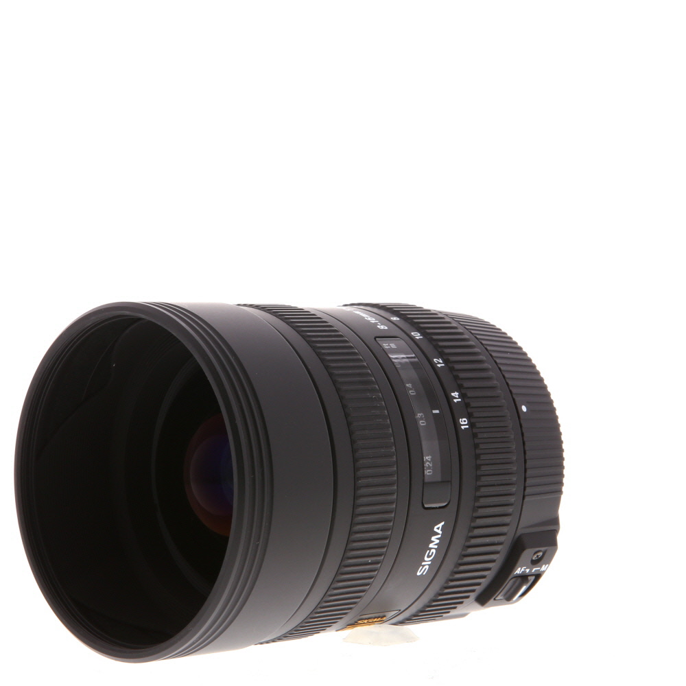 Sigma 8-16mm f/4.5-5.6 DC HSM AF Lens for Nikon APS-C DSLR