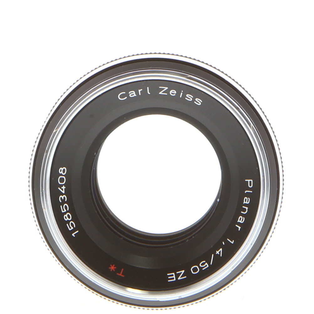 Zeiss 50mm f/1.4 Planar ZE T* Manual Focus Lens for Canon EF-Mount, Black | 58