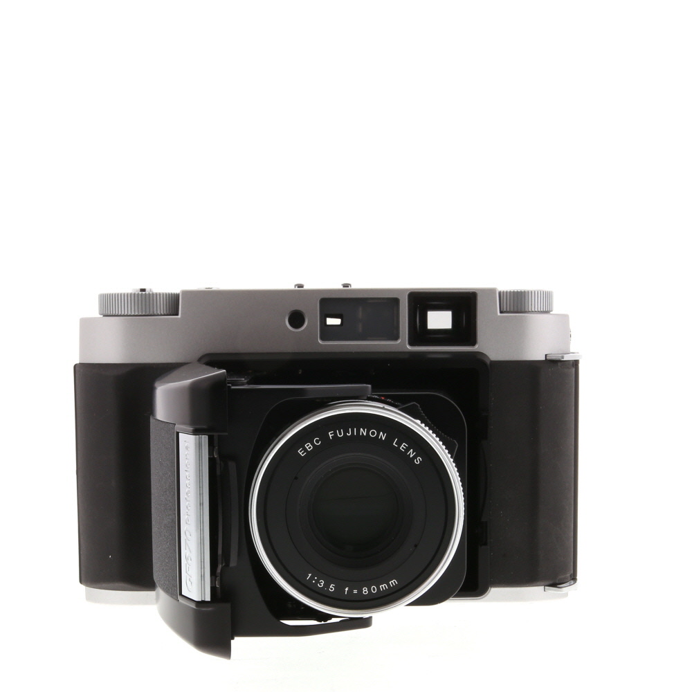 Fuji GF670 Professional Folding Medium Format Camera with 80mm f/3.5, Silver