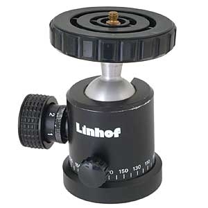 Linhof Profi Ballhead II Tripod Head, 63mm Base, 76mm Platform (3618)