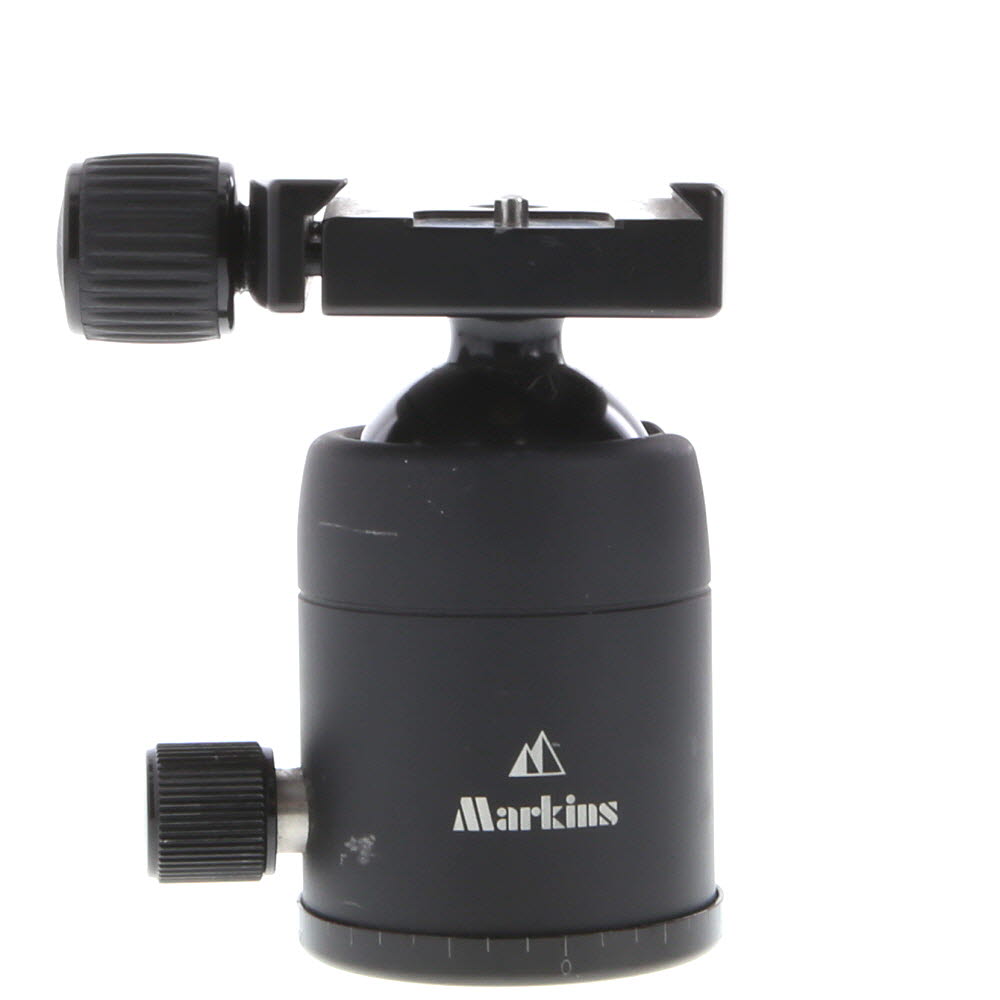 Markins Q-Ball M10 Ball Head with Knob Release Quickshoe, Black (Requires Quick Release Plate)