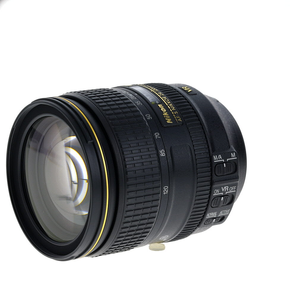 Nikon AF-S NIKKOR 24-120mm f/4 G ED VR Autofocus IF Lens | 77