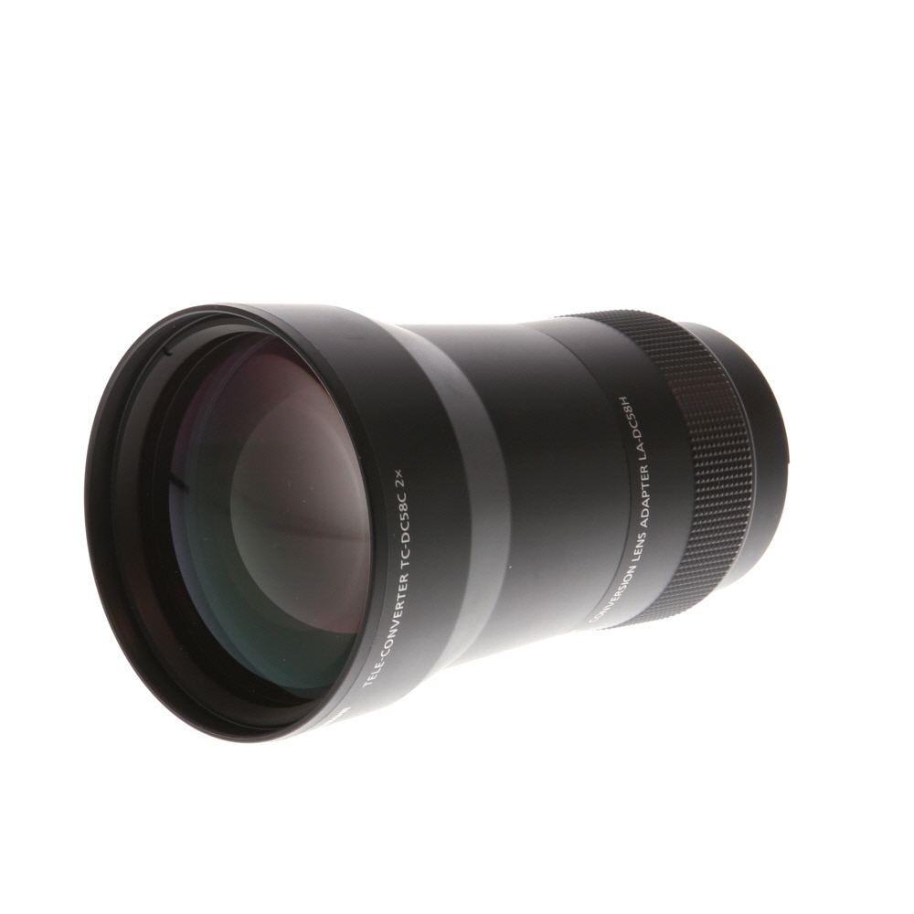 Canon TC-DC58C Teleconverter Lens for Powershot A650 IS, G7, G9 (Requires LA-DC58H Adapter)
