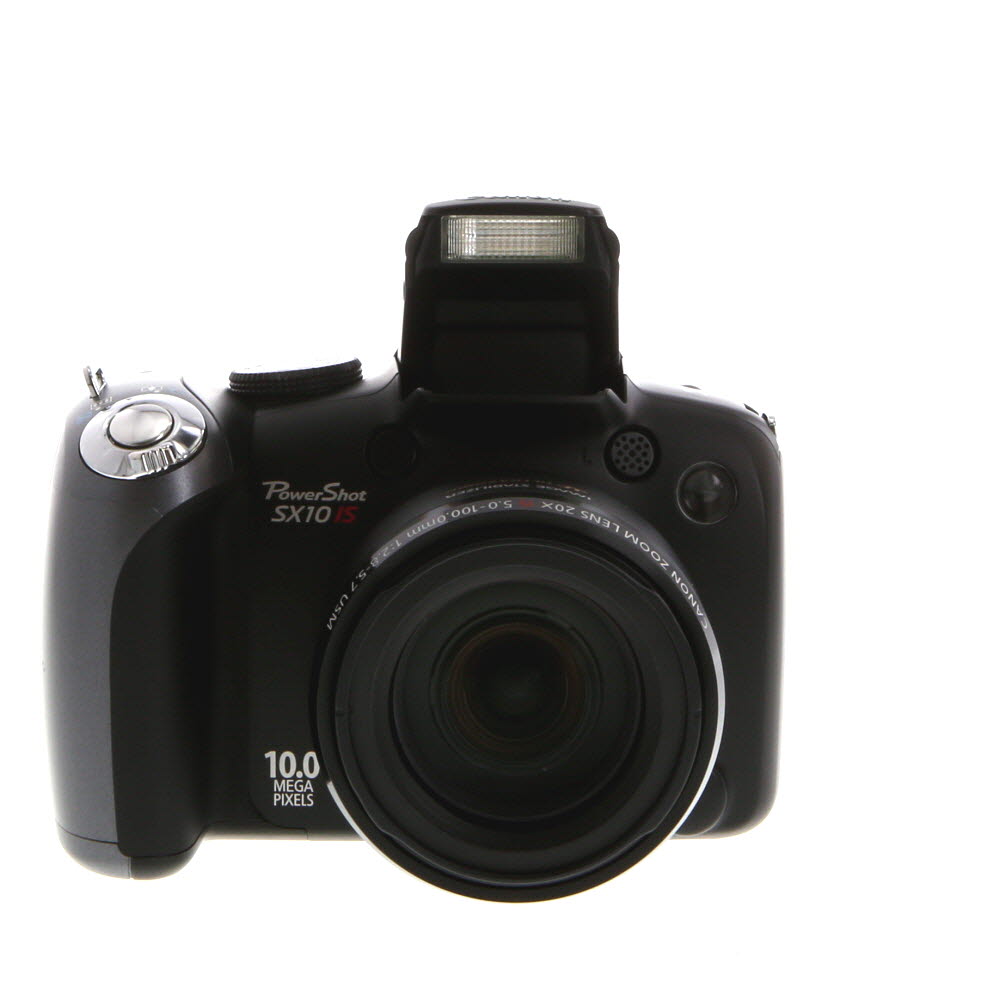 Canon PowerShot SX10 IS Digital Camera, Black | 10MP