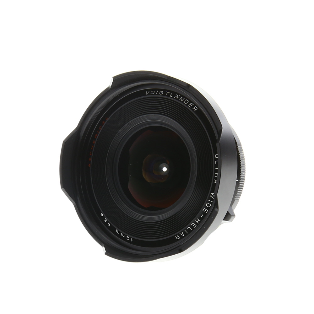 Voigtlander 12mm f/5.6 Ultra Wide-Heliar (II) Aspherical Lens with Built-In Petal Hood for Leica M-Mount, Black | 67