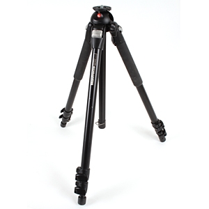 Manfrotto 3021BPRO Tripod Legs, 3-Section, Black, 26-67.7 in.