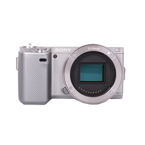 Sony NEX-5N Mirrorless Camera Body, Silver | 16.1MP