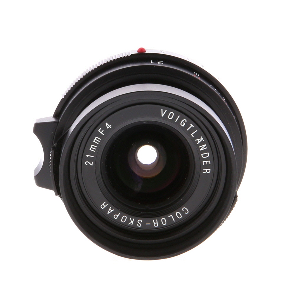 Voigtlander 21mm f/4 Color-Skopar (P) Pancake Lens for Leica M-Mount, Black | 39