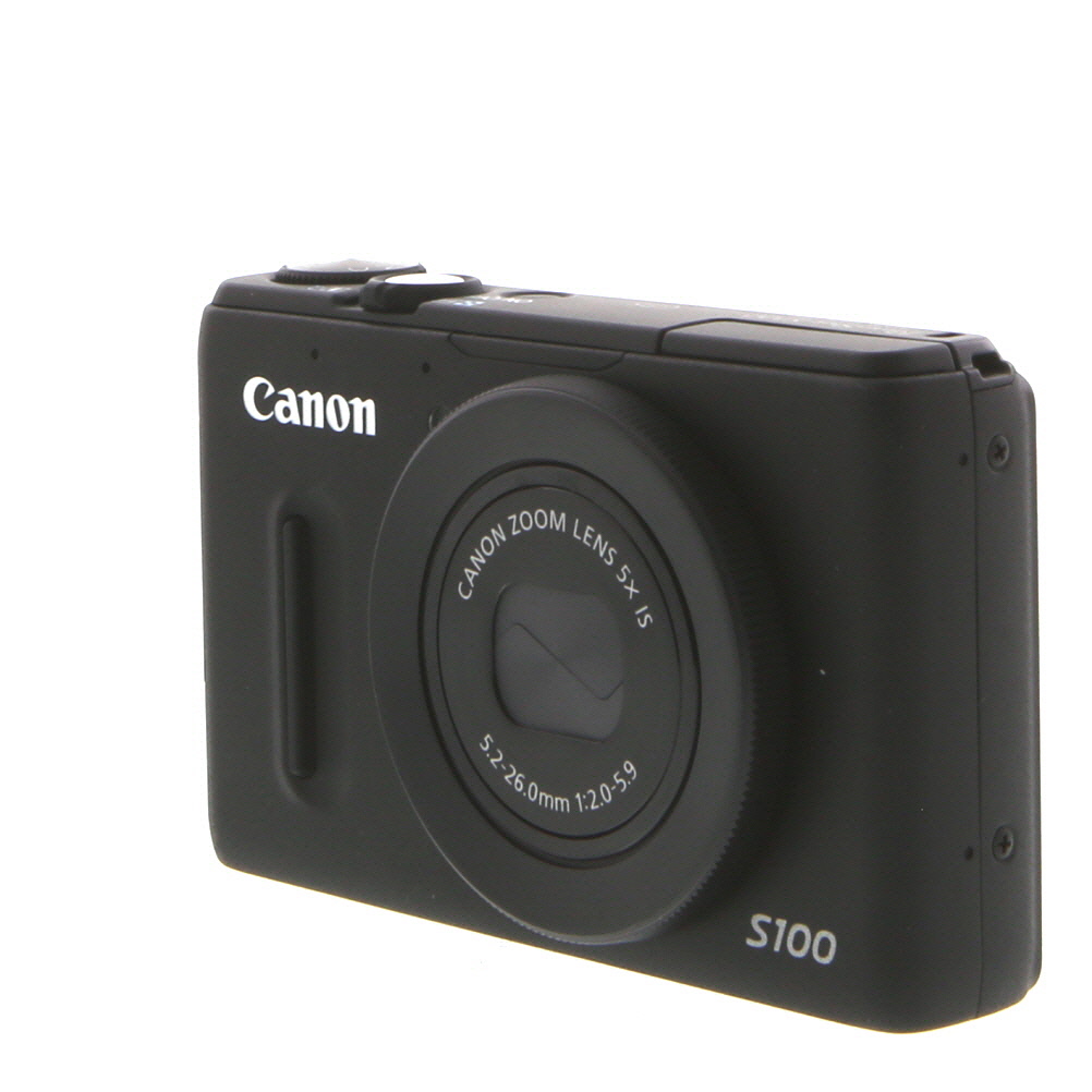 Canon PowerShot S100 Black Digital Camera | 12.1MP