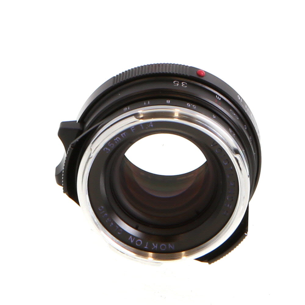 Voigtlander 35mm f/1.4 Nokton Classic Lens for Leica M-Mount, Black with Chrome Rim | 43