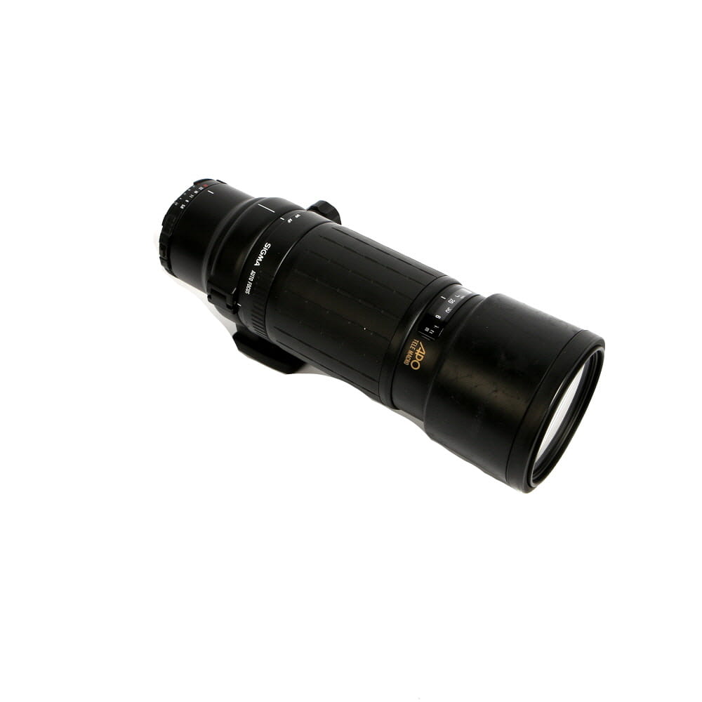 Sigma 400mm f/5.6 APO D Macro Tele Autofocus Lens for Nikon, Black | 77 | (for Film Camera Only)