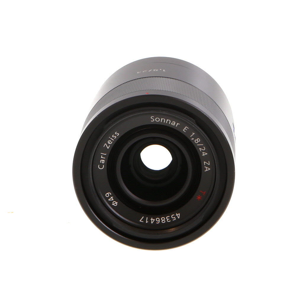 Sony Zeiss E 24mm f/1.8 Sonnar T* ZA Autofocus APS-C Lens for E-Mount, Black | 49 | SEL24F18Z