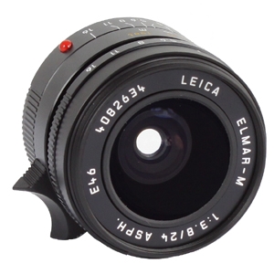 Leica 24mm f/3.8 Elmar-M ASPH. M-Mount Lens w/ Protection Ring, Germany, Black, 6-Bit | E46 | 11648