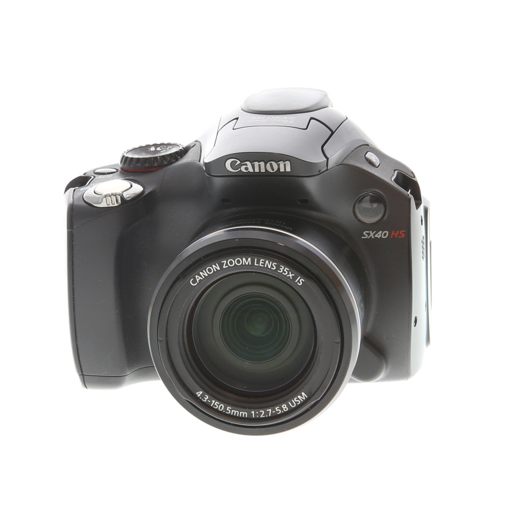 Canon PowerShot SX40 HS Digital Camera, Black | 12.1MP