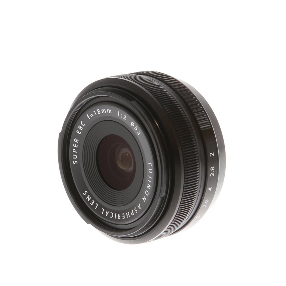 FUJIFILM XF 18mm f/2 R Fujinon APS-C Lens for X-Mount, Black | 52