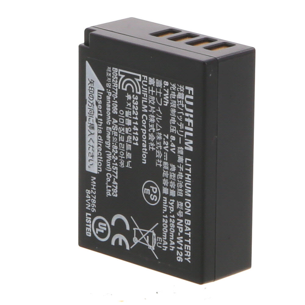 Fujifilm NP-W126 Rechargeable Battery (Li-Ion 7.2V 1260mAh)