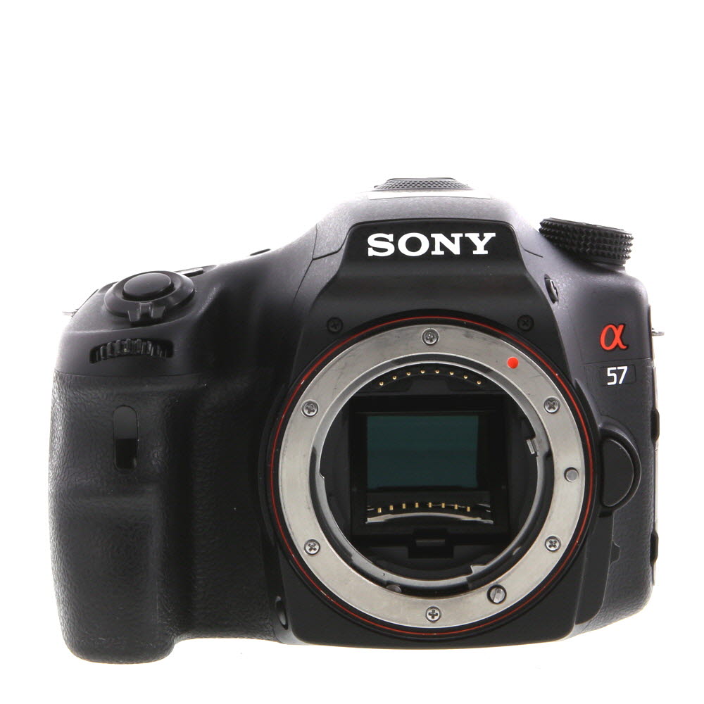 Sony Alpha SLT-a57 DSLR Camera Body, Black | 16.1MP